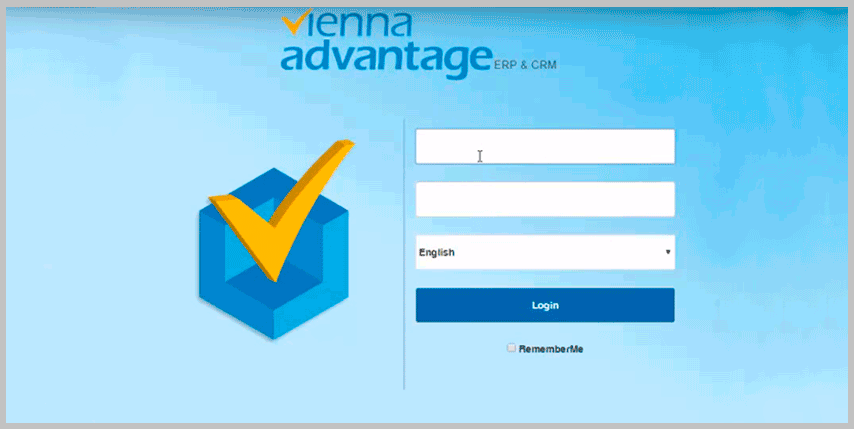 Loging-for-the-first-time-VIENNA-Advantage-Document-Management-System