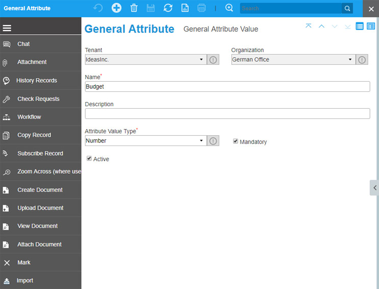 attributes dms features